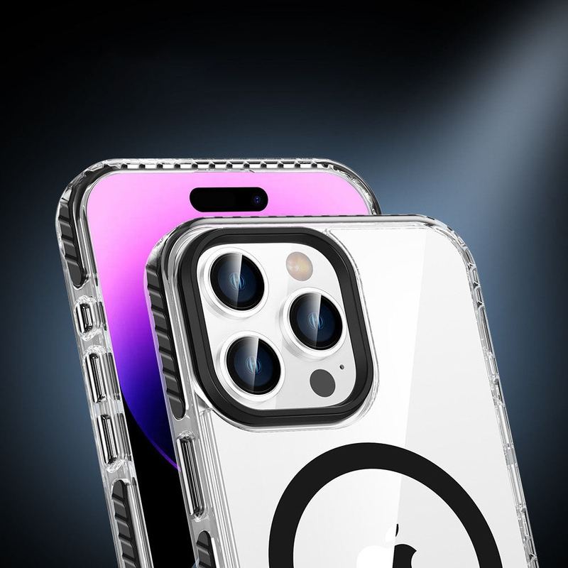 Transparent Shockproof Magnetic Case For iPhone 16