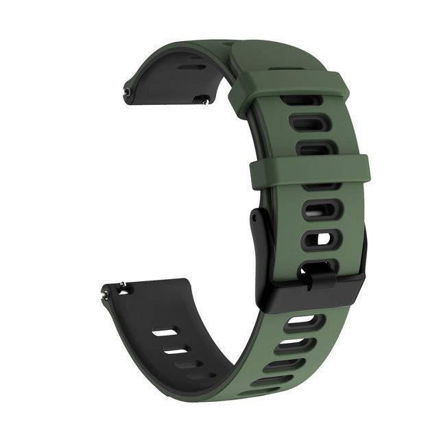 Two-tone Sport Breathable Silicone Band For Samsung/Garmin