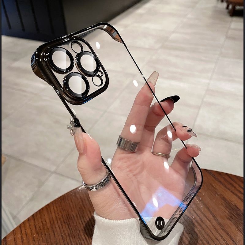 Ultra-Thin Frameless Transparent PC Case for iPhone 16pro