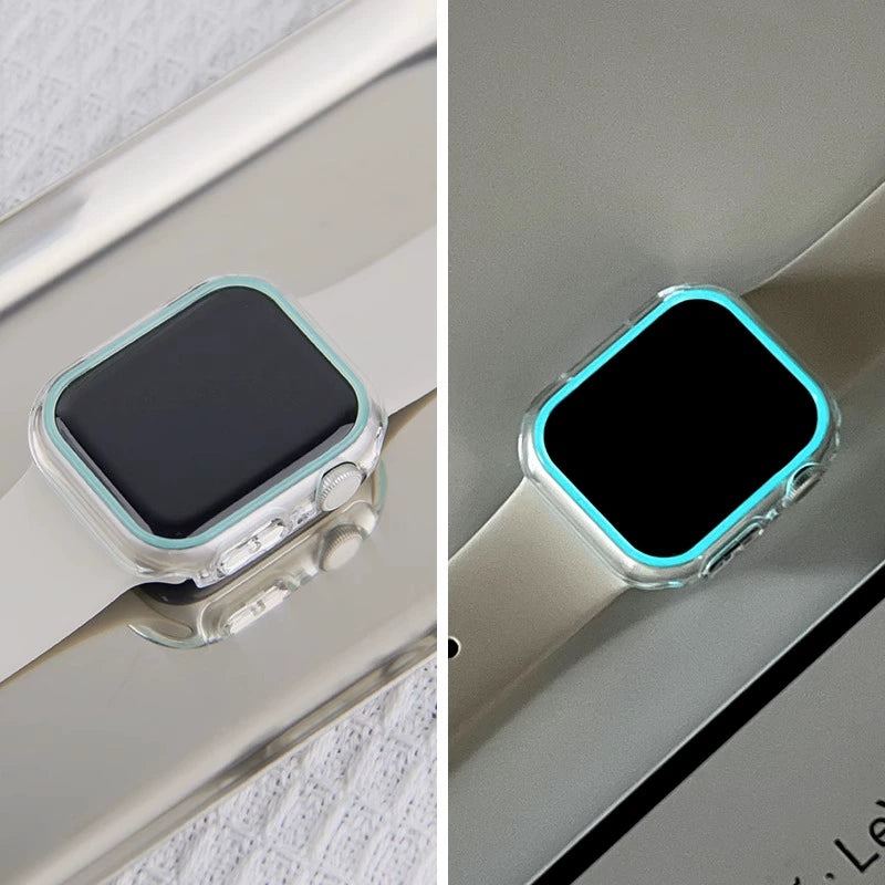 Ultra-thin Fluorescent Half-pack Protective Case For Apple Watch