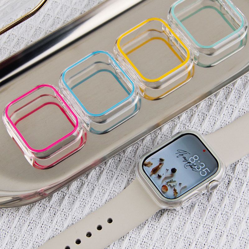 Ultra-thin Fluorescent Half-pack Protective Case For Apple Watch