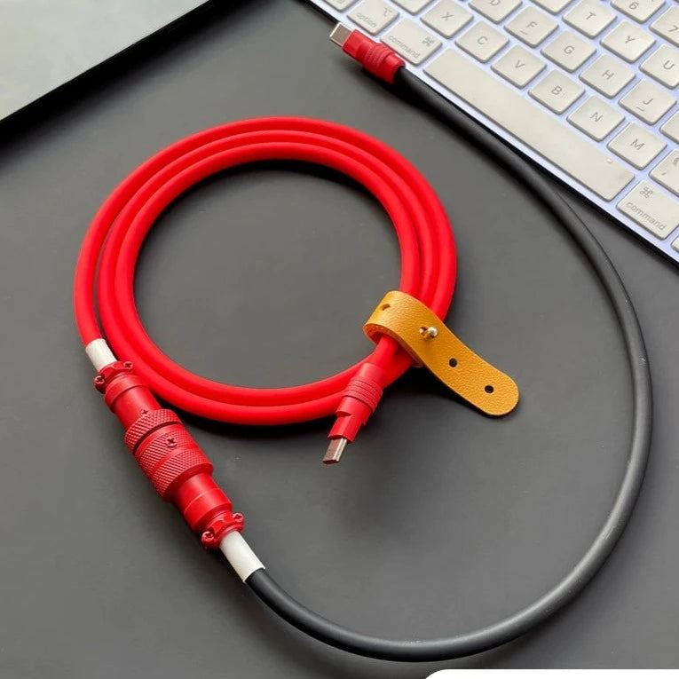 Vibrant Colours Keyboard Cable & Charging Cable