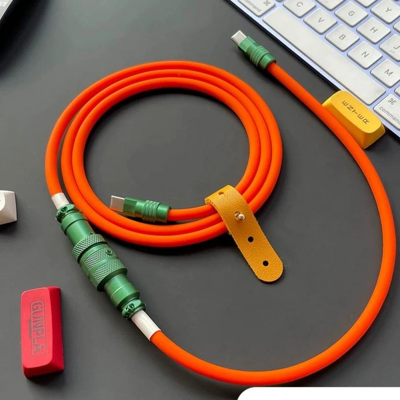 Vibrant Colours Keyboard Cable & Charging Cable