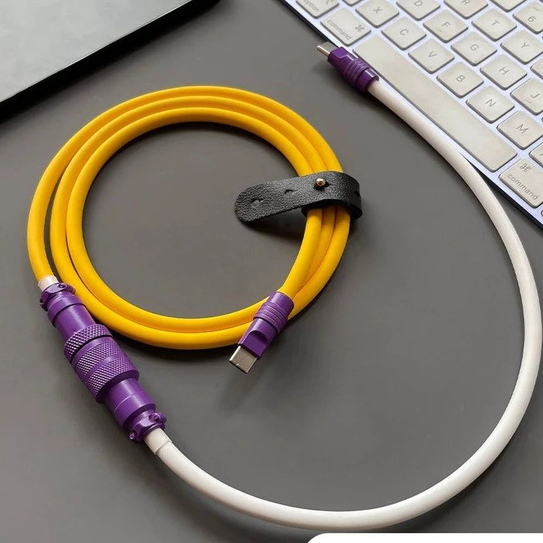 Vibrant Colours Keyboard Cable & Charging Cable