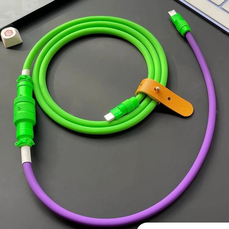 Vibrant Colours Keyboard Cable & Charging Cable