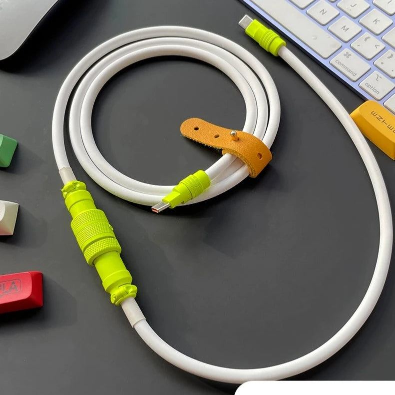 Vibrant Colours Keyboard Cable & Charging Cable