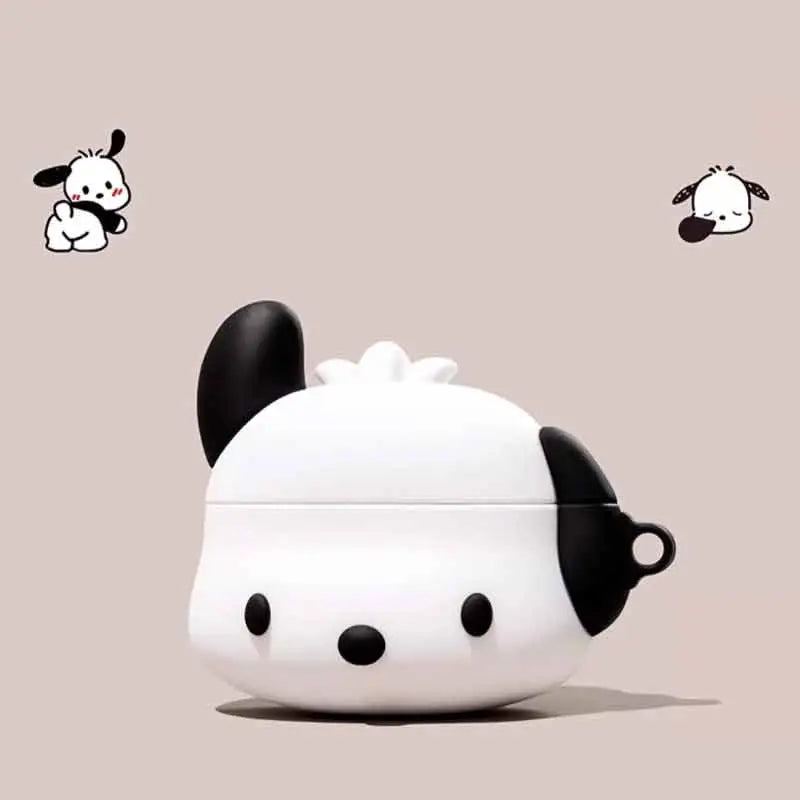 "White Dog" Creative Silicone AirPods Case