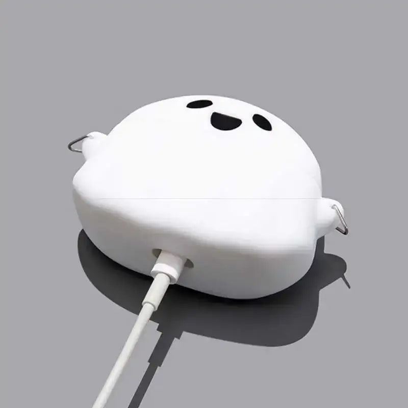 "White Ghost" Creative Silicone AirPods Case