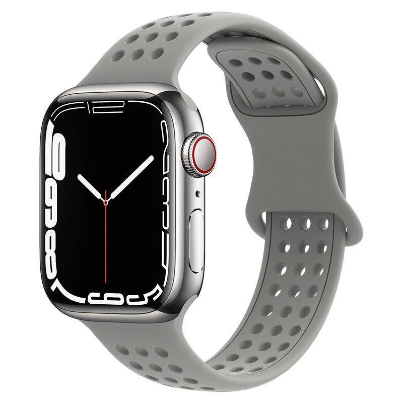 "Breathable iWatch Strap " Silicone Adjustable Loop For Apple Watch