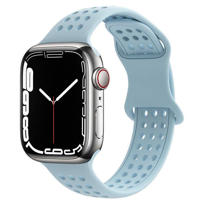 "Breathable iWatch Strap " Silicone Adjustable Loop For Apple Watch