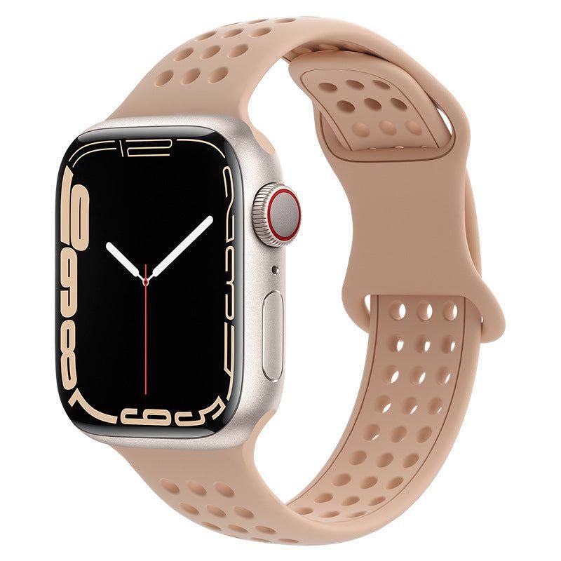 "Breathable iWatch Strap " Silicone Adjustable Loop For Apple Watch