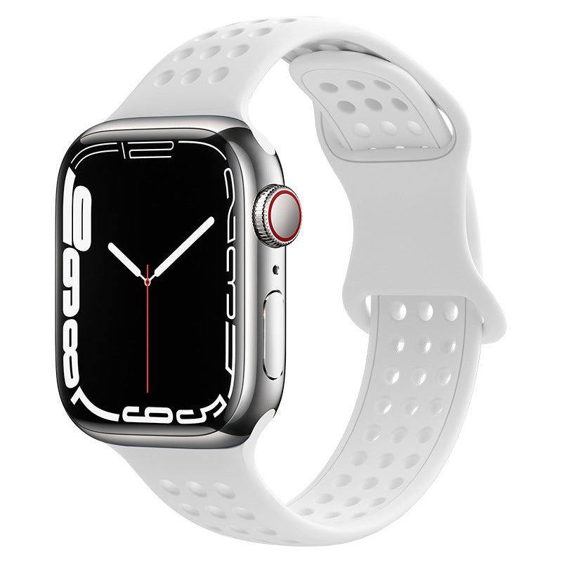 "Breathable iWatch Strap " Silicone Adjustable Loop For Apple Watch