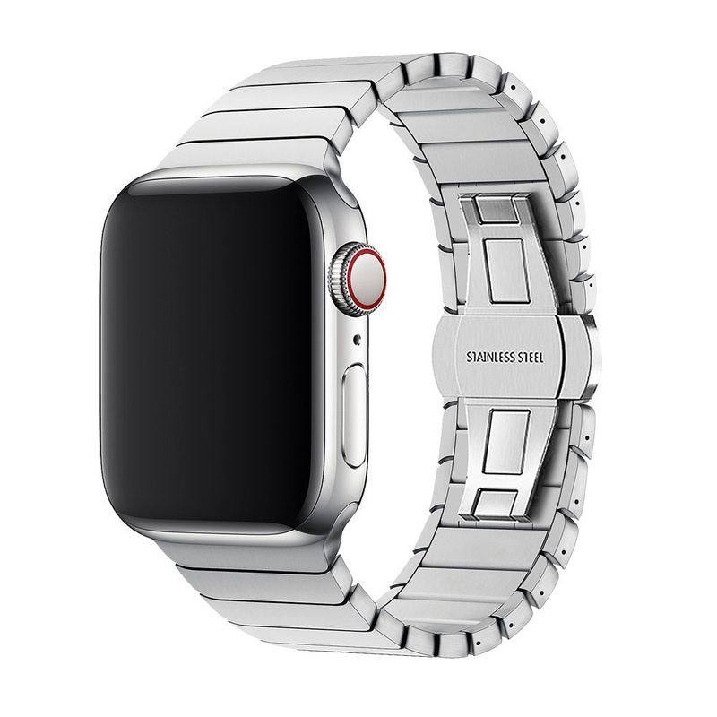 "Business iWatch Strap" Metal Loop With Butterfly Clasp For Apple Watch