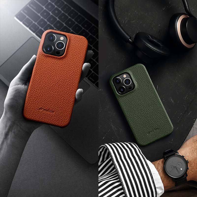 "Chubby" Anti-Shatter Leather Phone Case for iPhone