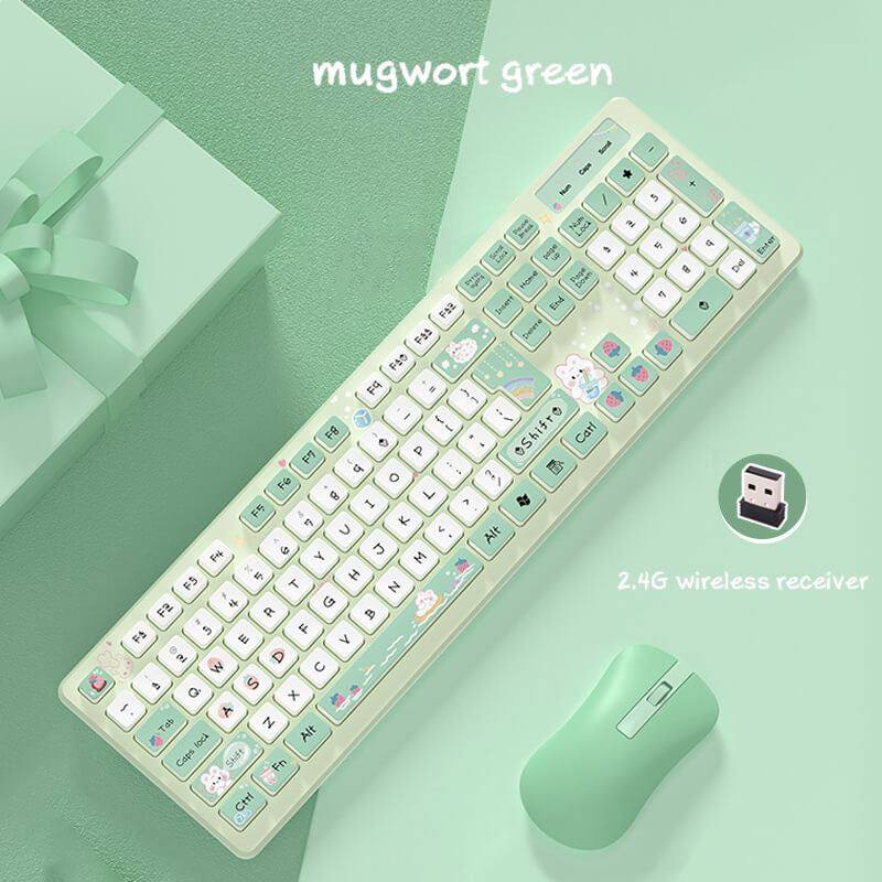 "Chubby" Cute Style Creative Painted Keyboard