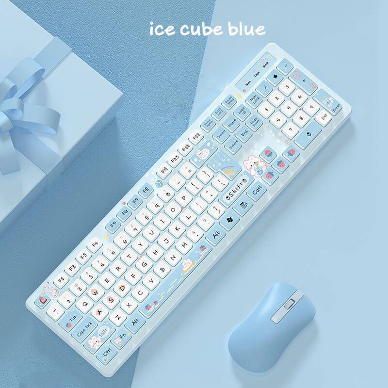 "Chubby" Cute Style Creative Painted Keyboard