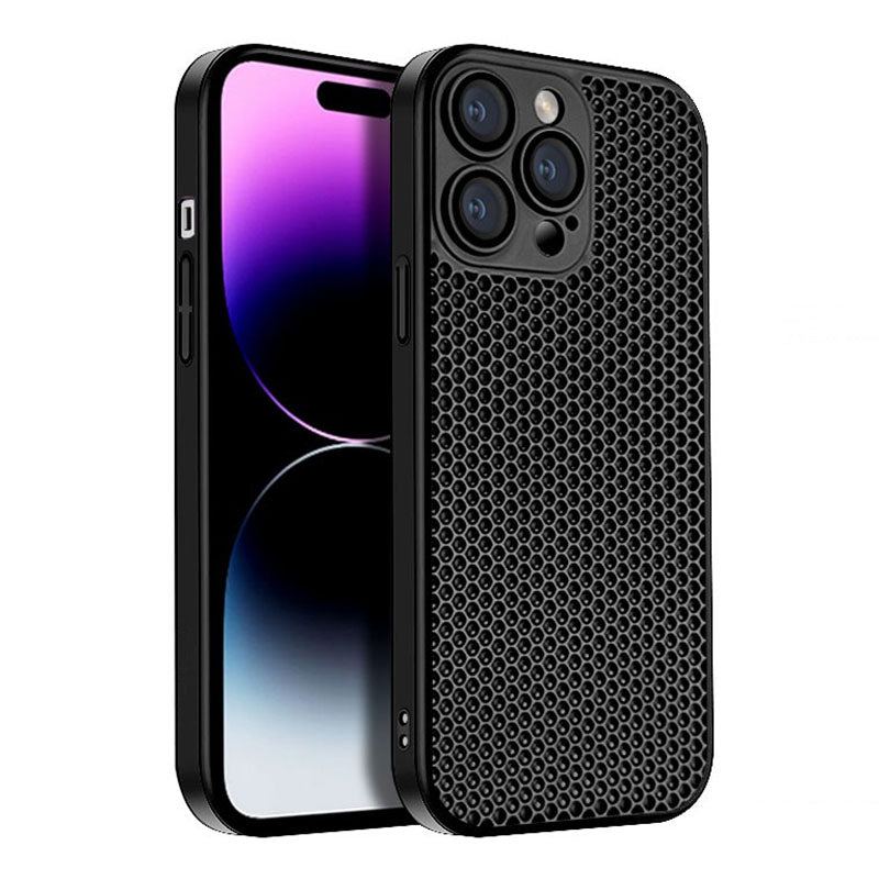 "Chubby" Mesh Cooling iPhone Case - With Lens Film