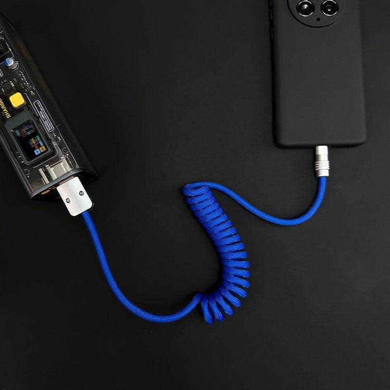 "Curly Chubby" Retractable Fast Charging Cable