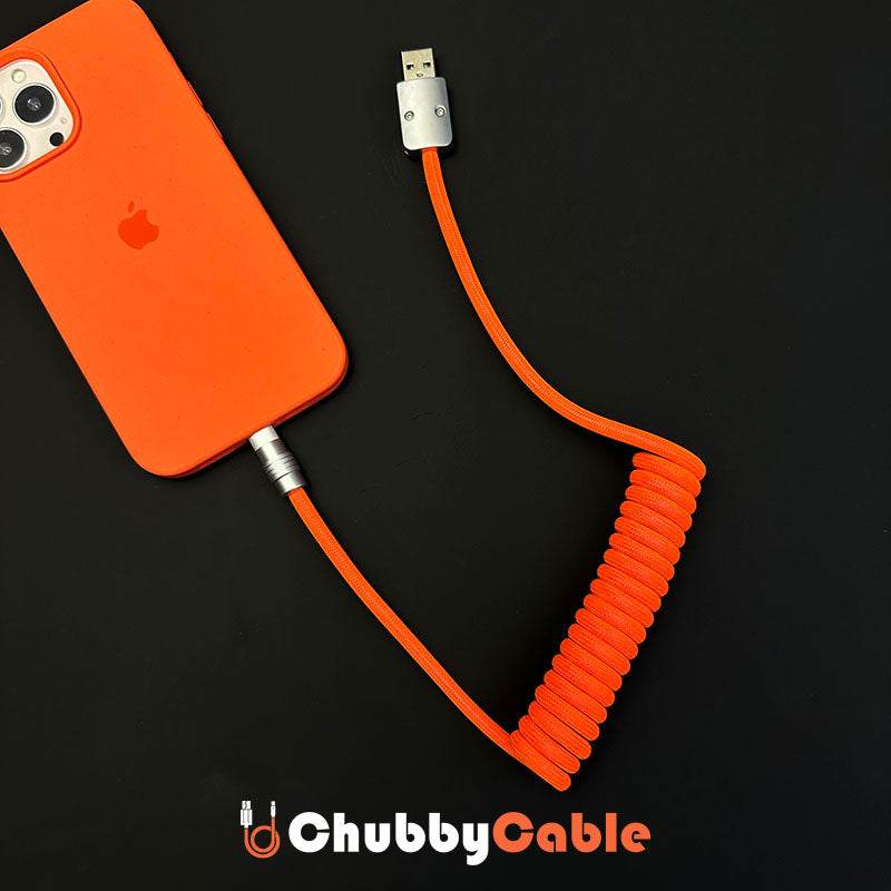 "Curly Chubby" Retractable Fast Charging Cable