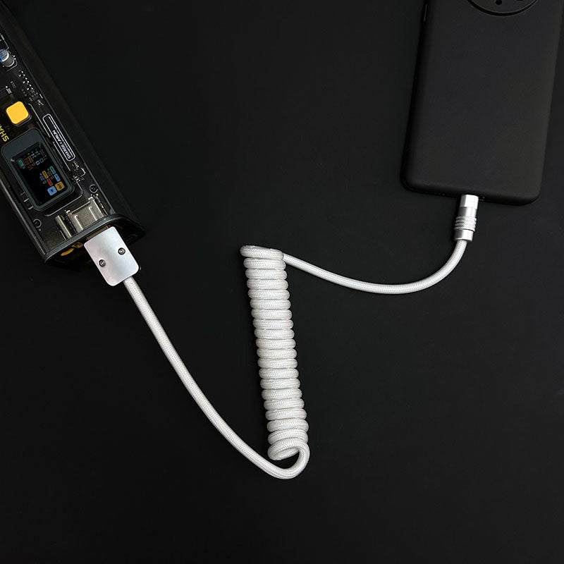 "Curly Chubby" Retractable Fast Charging Cable