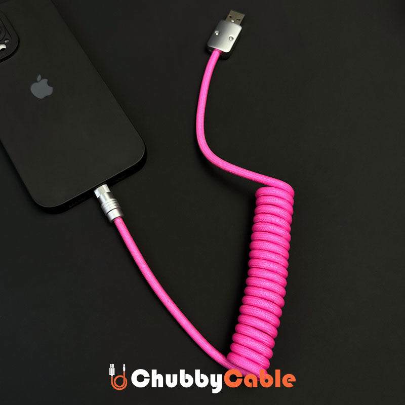 "Curly Chubby" Retractable Fast Charging Cable