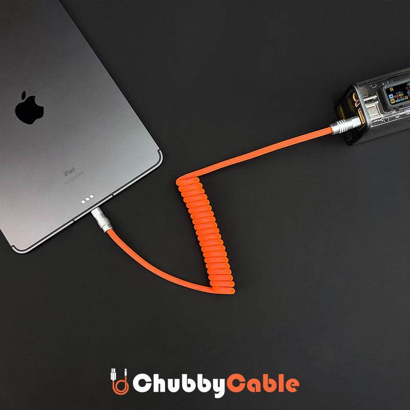 "Curly Chubby" Retractable Fast Charging Cable