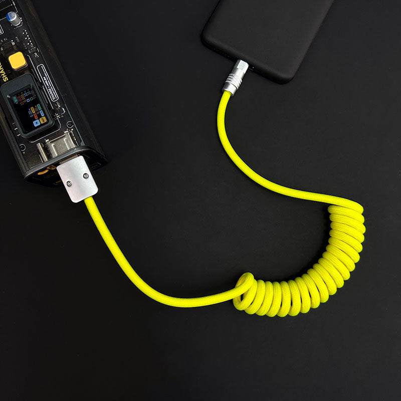 "Curly Chubby" Retractable Fast Charging Cable