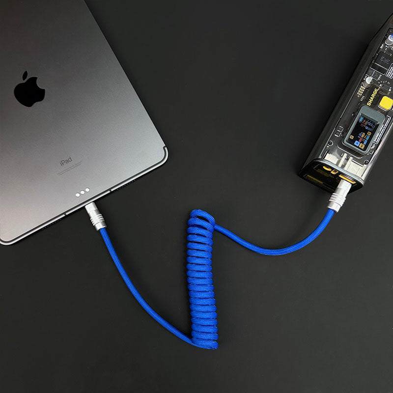 "Curly Chubby" Retractable Fast Charging Cable