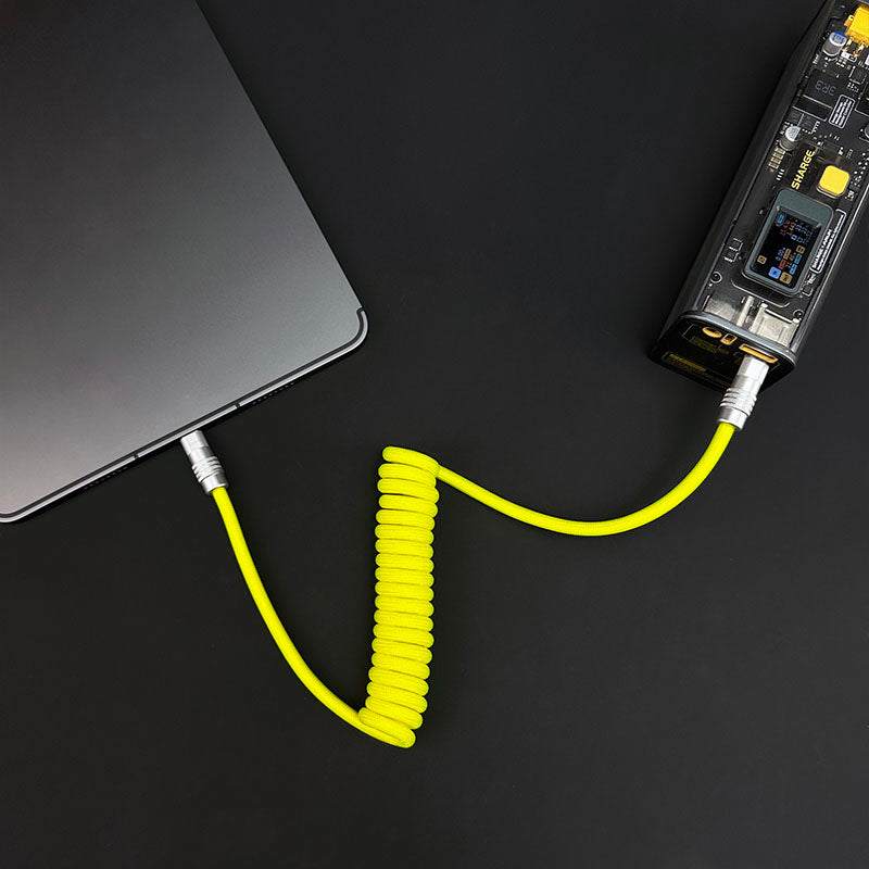 "Curly Chubby" Retractable Fast Charging Cable