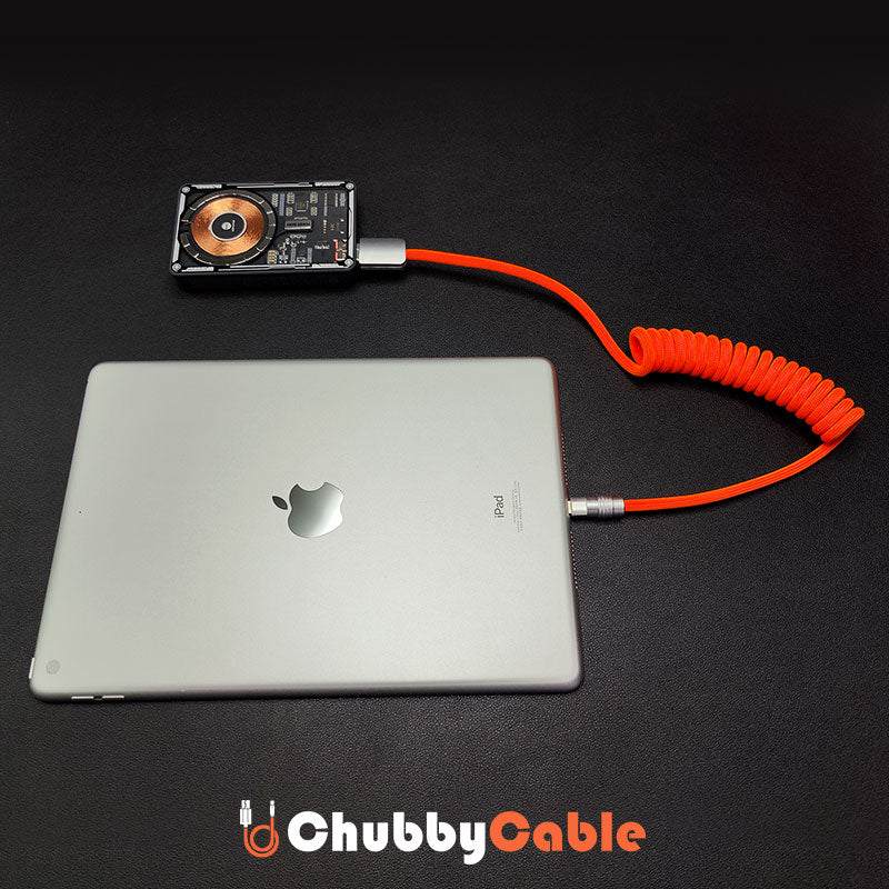 "Curly Chubby" Retractable Fast Charging Cable