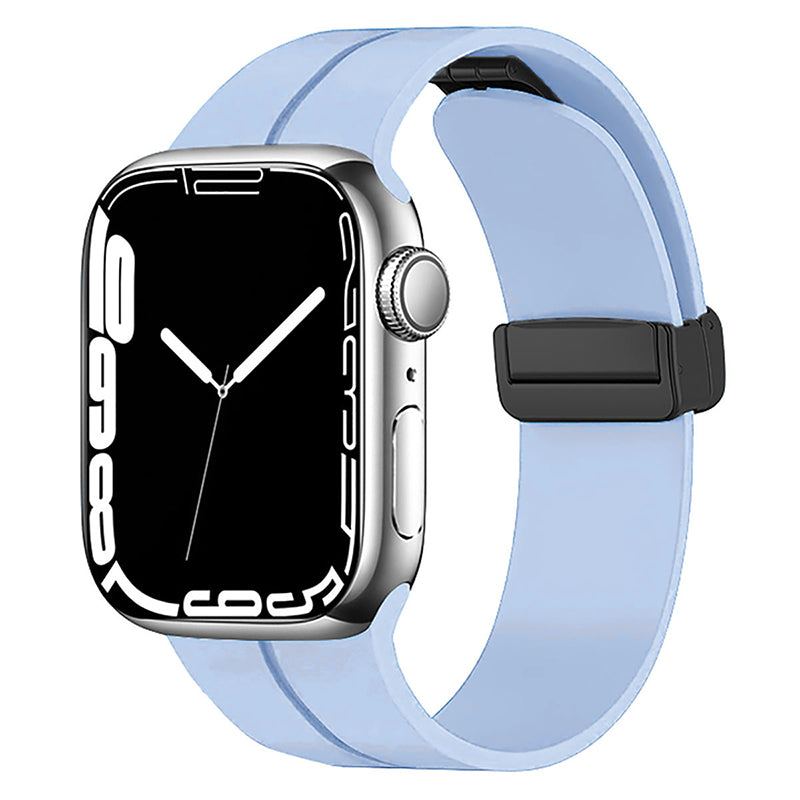 "Foldable iWatch Strap" Magnetic Silicone Loop For Apple Watch