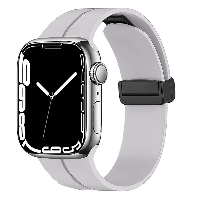 "Foldable iWatch Strap" Magnetic Silicone Loop For Apple Watch