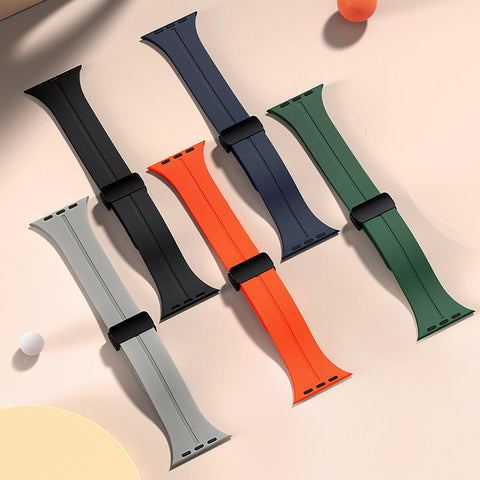 "Foldable iWatch Strap" Magnetic Silicone Loop For Apple Watch