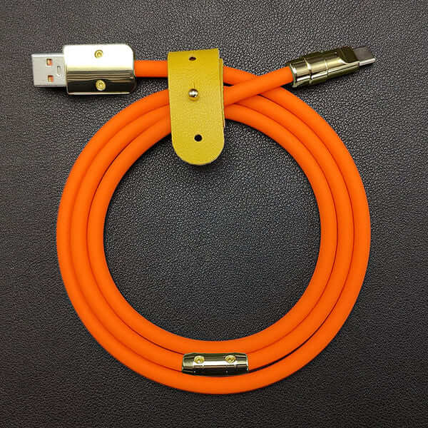 "Golden Chubby" Custom Gilded Fast Charge Cable