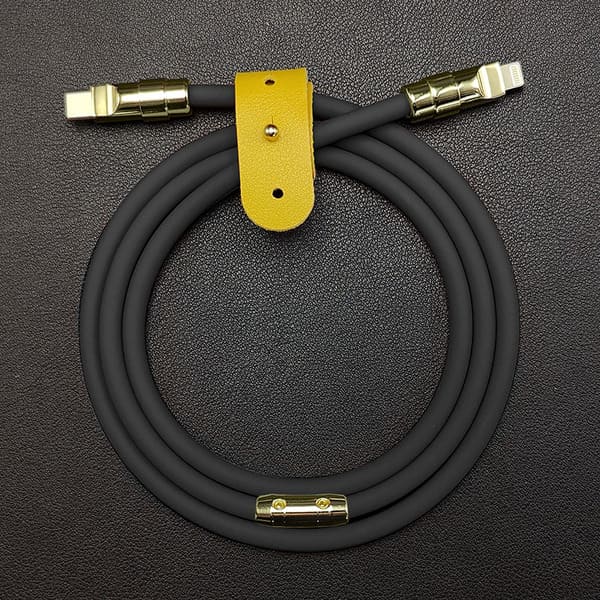 "Golden Chubby" Custom Gilded Fast Charge Cable