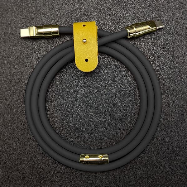 "Golden Chubby" Custom Gilded Fast Charge Cable