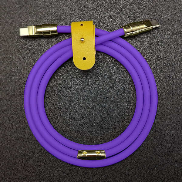 "Golden Chubby" Custom Gilded Fast Charge Cable