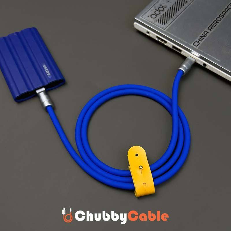 "HyperTransfer Chubby" USB 3.2 Gen2×2 Cable - For Fast Iphone 15 Series Transfer.