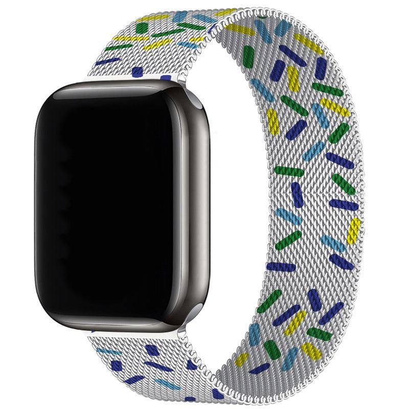 "Milanese iWatch Strap" Metal Magnetic Loop For Apple Watch