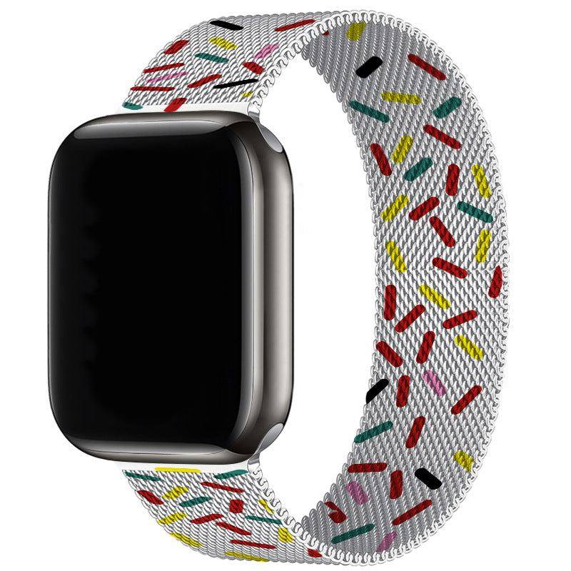 "Milanese iWatch Strap" Metal Magnetic Loop For Apple Watch