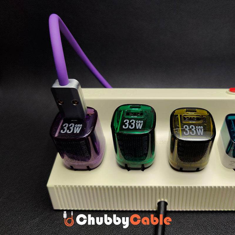 "Neon Chubby" Fast Charge Cable With Smart Light