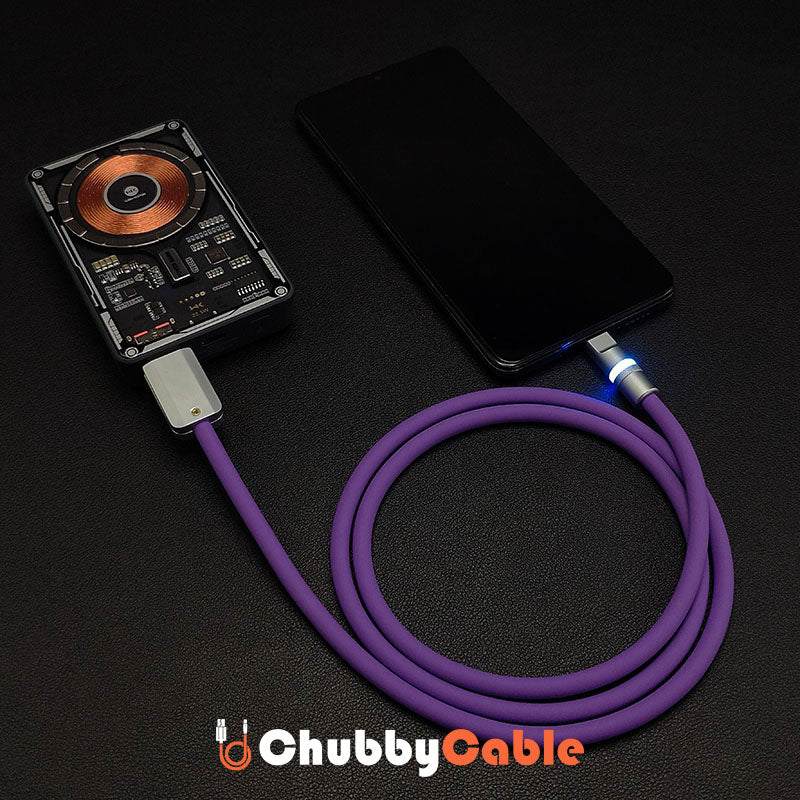 "Neon Chubby" Fast Charge Cable With Smart Light