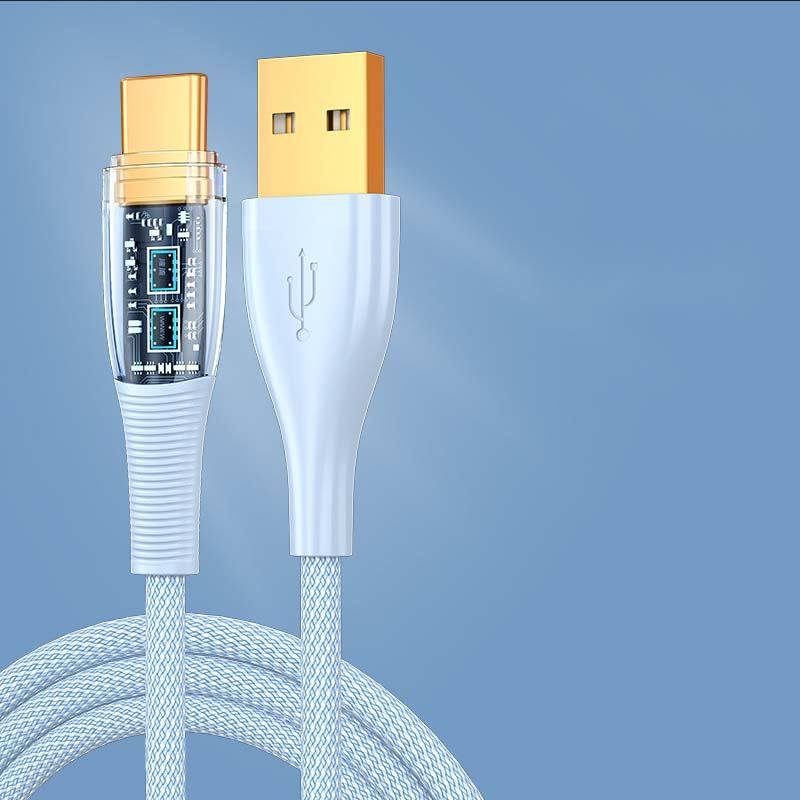 "See Through Me" 100W Transparent Fast Charge Cable