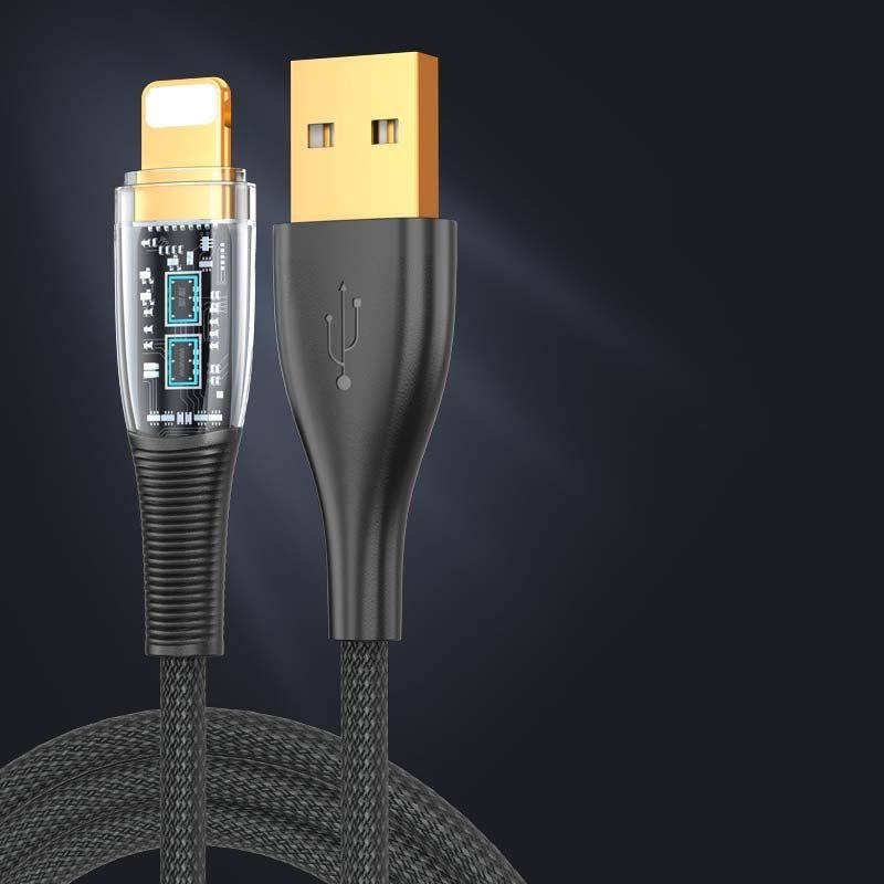 "See Through Me" 100W Transparent Fast Charge Cable