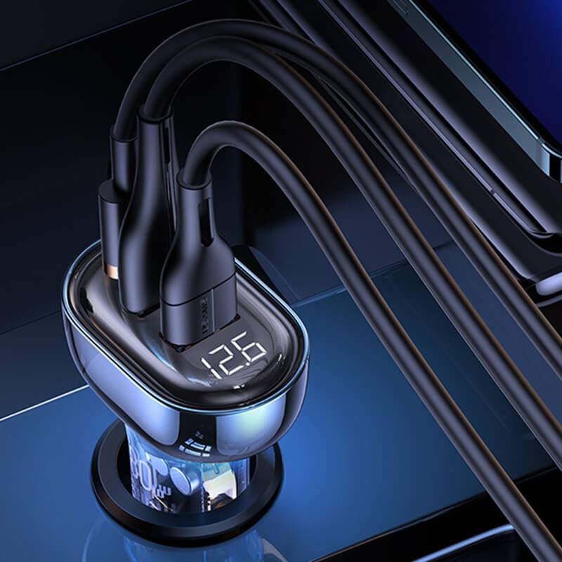 "See Through Me" 80W Car Charger