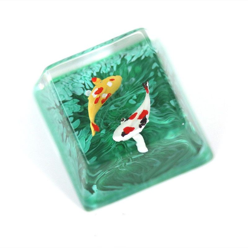 "See Through Me" Handmade Customized Resin Keycap