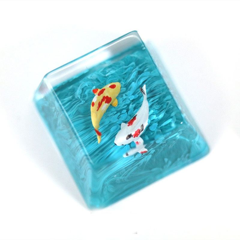 "See Through Me" Handmade Customized Resin Keycap