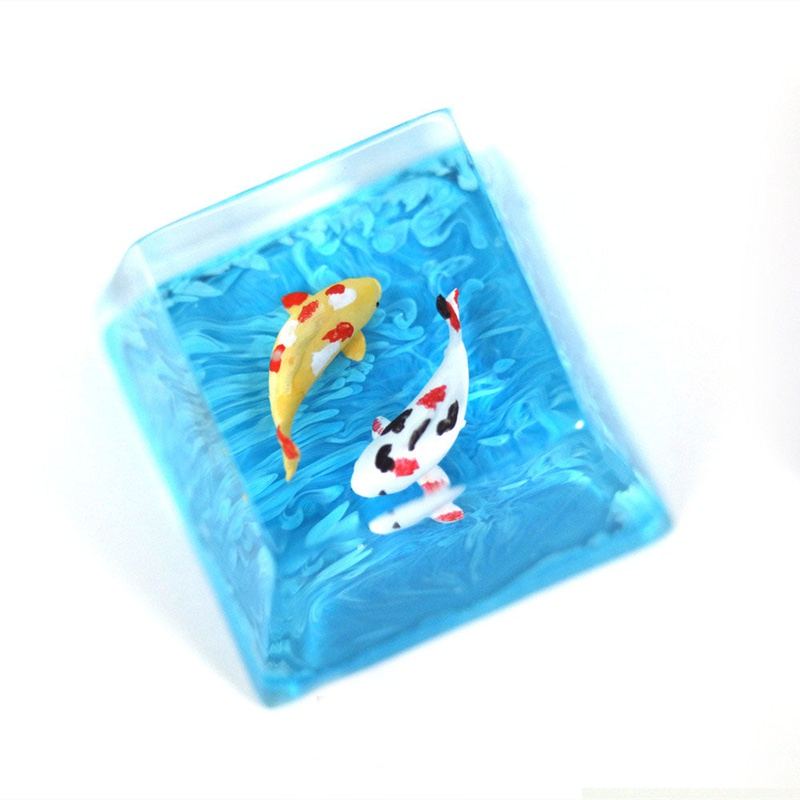 "See Through Me" Handmade Customized Resin Keycap