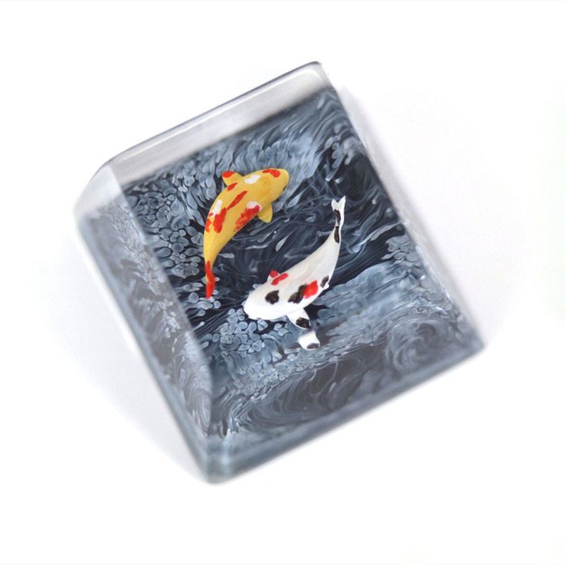 "See Through Me" Handmade Customized Resin Keycap