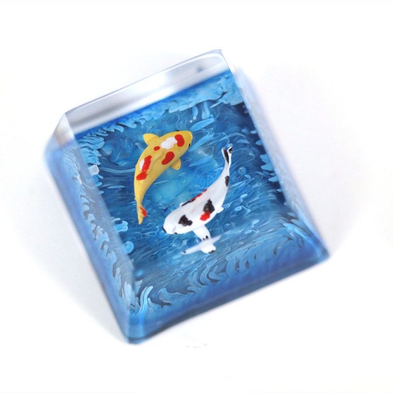 "See Through Me" Handmade Customized Resin Keycap